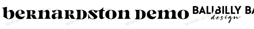 Bernardston Demo字体转换